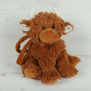 Highland Brown Cow Bag With Matching Mini Toy, Boxed, 3 of 6