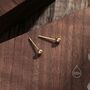 Sterling Silver Minimalist Ball Stud Earrings, thumbnail 6 of 12