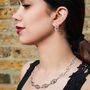 Monogrammed Charm Statement Sterling Silver Bracelet, thumbnail 5 of 11