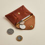 Personalised Leather Coin Pouch, thumbnail 2 of 4