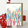 70th Birthday Card With 70 Candle Design, thumbnail 2 of 5