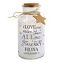Personalised I Love You More… LED Glass Jar, thumbnail 4 of 4