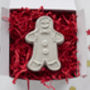 Gingerbread Man Bath Fizzy In Gift Box, thumbnail 1 of 4