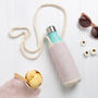 Striped Bottle Bag Knitting Kit, thumbnail 1 of 7
