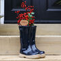 Personalised Large Blue Welly Planter, thumbnail 3 of 10