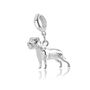 Staffordshire Bull Terrier Charm Sterling Silver, thumbnail 4 of 10