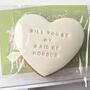 Will You Be My Bridesmaid Proposal Gift Biscuit, thumbnail 1 of 6