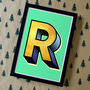 A To Z Single Letter Initial Print, thumbnail 2 of 6