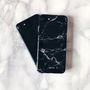 Set Of Two White And Black Marble iPhone Cases, thumbnail 4 of 6