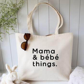 Mama And Bebe Things Zipped Pouch Baby Bag, 7 of 7