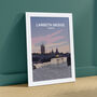 Lambeth Bridge London Framed Print, thumbnail 1 of 6