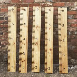 Wooden Height Chart Uk