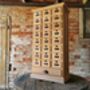 Handmade Reclaimed Wooden Apothecary Cabinet, thumbnail 1 of 5