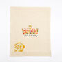 Coronation Crown Blanket Easy Knitting Kit, thumbnail 3 of 7
