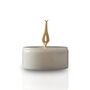 Handmade Grey Marble Box With Brass Hyacinth Detail, thumbnail 4 of 4