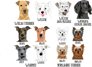 Personalised Train Your Human Dog Funny Gift Tea Towel, 12 of 12