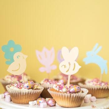 Spring Time Easter Cup Cake Decorations, 2 of 9