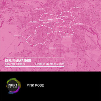 Personalised Berlin Marathon Poster, 7 of 12
