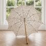 Victorian Lace Umbrella Sun Wedding Summer Parasol, thumbnail 4 of 6