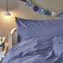 Indigo Starry Sky Duvet Set In Cot Bed And Single, thumbnail 2 of 3