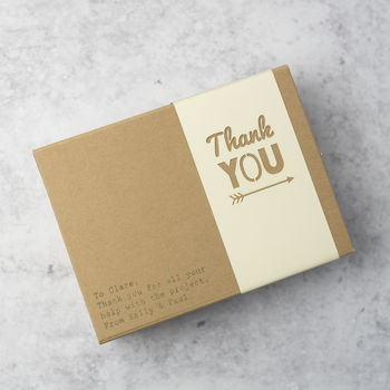 Personalised Thank You Gift Box, 3 of 7