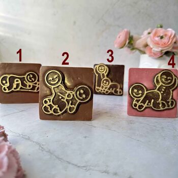 Gift For Couples, Naughty Adult Gingerbread Chocolates, 6 of 9