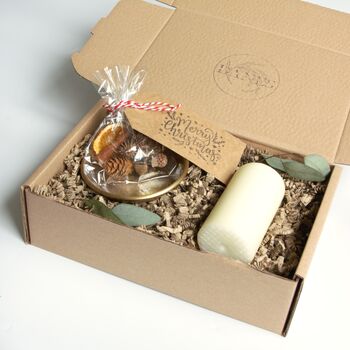 Scandi Christmas 'Hygge In A Box' Candle Gift Set, 5 of 5