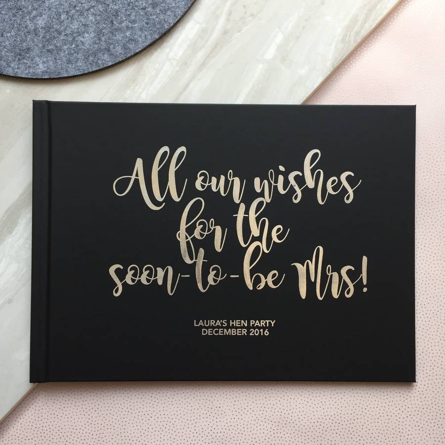 Personalised 'Hen Do' Book By Pickle Pie Gifts