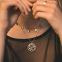 Zahara Zodiac Coin Necklace | 18 K Gold Plated, thumbnail 3 of 8
