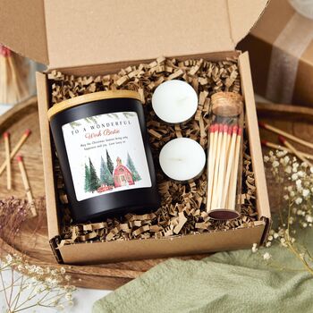 Christmas Personalised Soy Wax Candle Gift For Work Bestie, Coworker, 6 of 9