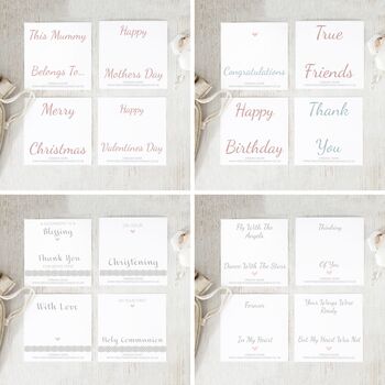 Ss Rg Sweetie Slider, Handwriting Rose Gold Heart, Dinky Star, 2 of 4