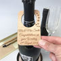 Personalised Wedding Wine Bottle Label, thumbnail 4 of 7