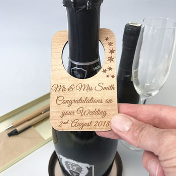 Personalised Wedding Wine Bottle Label, 4 of 7