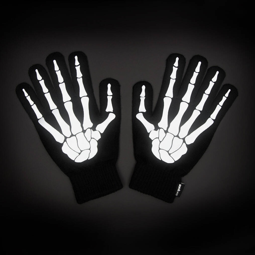Reflective Skeleton Gloves, 1 of 3