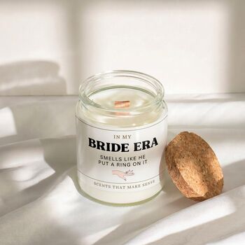 In My Bride Era Scented Candle Bridal Gifts Engagement Gift, 3 of 5