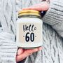 Hello Sixty 60th Birthday Scented Soy Candle, thumbnail 2 of 8