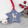 Personalised Star Ceramic Christmas Decoration, thumbnail 5 of 12