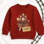 Personalised Polar Express Believe Christmas Jumper, thumbnail 3 of 3