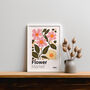 Flower Market, Botanical Print, thumbnail 4 of 4