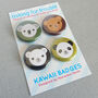 Kawaii Bears Badge Set, thumbnail 3 of 5