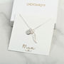 Personalised Feather Pendant Necklace Gift For Her, thumbnail 2 of 8