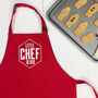 Little Chef Personalised Hexagon Kids Apron, thumbnail 7 of 9