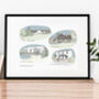 Personalised Retirement Gift Drawing Illustration, thumbnail 5 of 8
