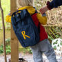 Children's Personalised Initial Roll Top Backpack, thumbnail 2 of 8