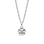 Sterling Silver And Gemstone Flower Necklace, thumbnail 2 of 5