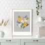 Personalised Meaningful Bouquet Print, thumbnail 1 of 3