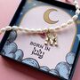 Birthstone And Personalised Initial Pearl Necklace, thumbnail 6 of 10