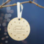 Personalised Memorial Bauble For Lost Loved One, thumbnail 3 of 4