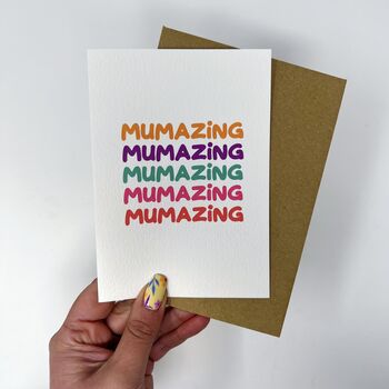 Mum Birthday Card 'Mumazing', 6 of 6