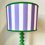 Carnival Lampshade In Lilac Stripe, thumbnail 5 of 5